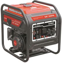 Изображение товара Бензиновый генератор Elitech БИГ 3800РМ 3 кВт 220/12 В ручной запуск