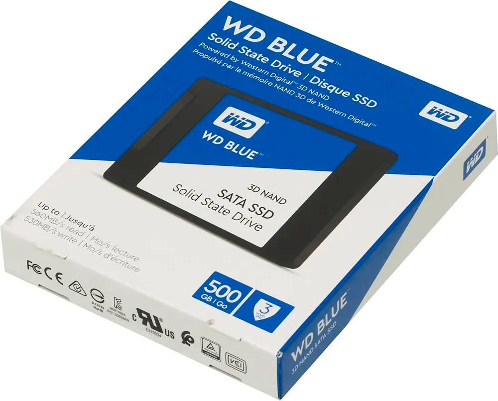 Wd blue wds500g2b0a on sale