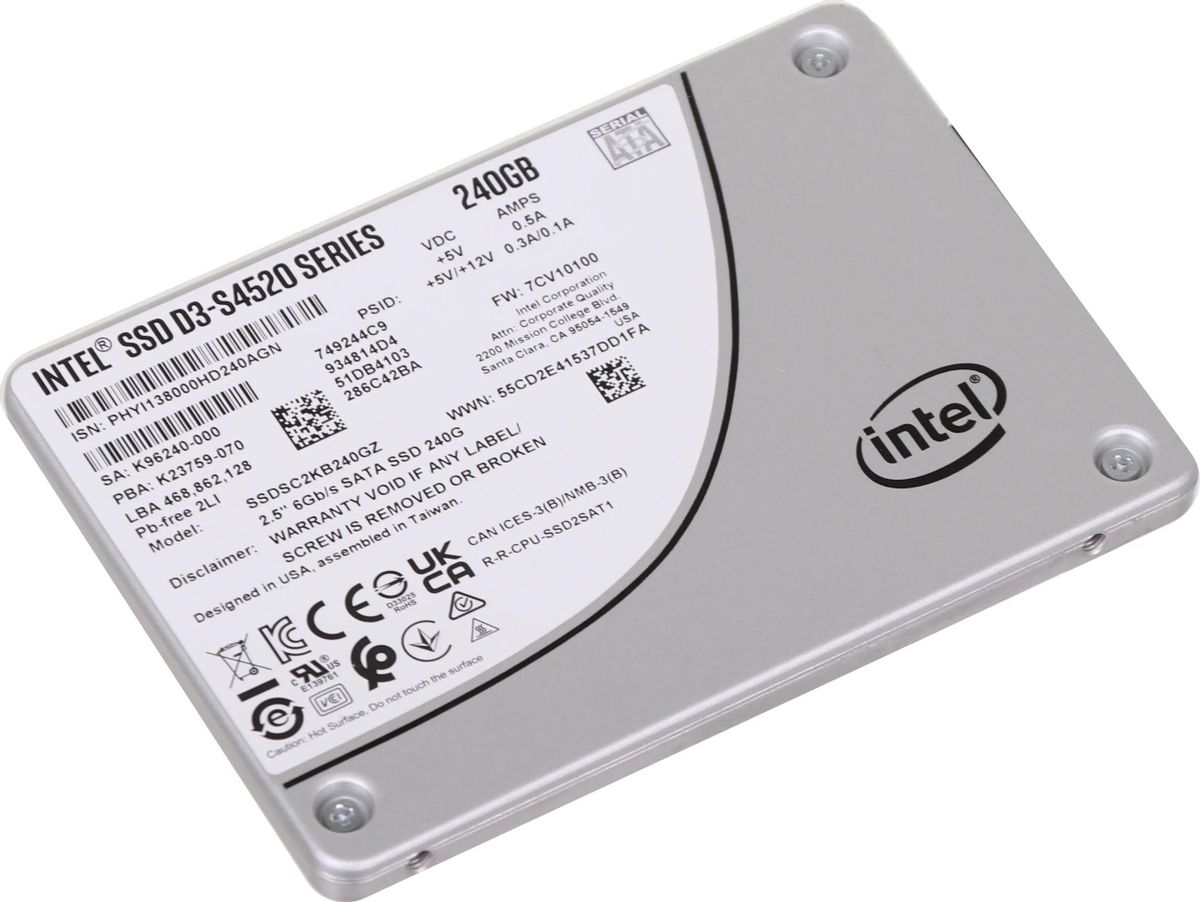 SSD Intel D3 S4520 SSDSC2KB240GZ01 240 2.5