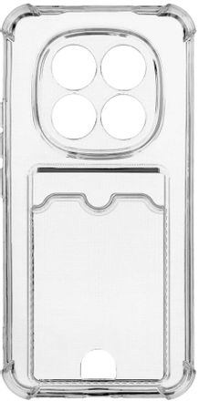 Чехол (клип-кейс) ZIBELINO Silicone Card Holder, для Xiaomi Redmi Note 15 Pro+, прозрачный [zsch-xia-note15-pro-pl-cam-trn]