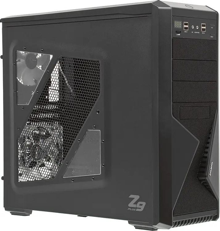 Отзывы на Корпус ATX Zalman Z9 Plus, Midi-Tower, без БП, черный в