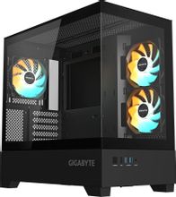 Изображение товара Корпус mATX Gigabyte GB-C201P, Midi-Tower, без БП, черный Изображение товара Корпус mATX Gigabyte GB-C201P, Midi-Tower, без БП, черный