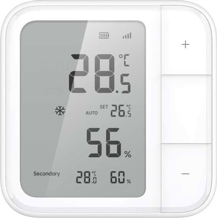 Датчик температуры и влажности AQARA W100,  белый,  2405-2480МГц [th-s04d]