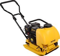 Виброплита Huter VP-90W, бензиновый, 6.5л.с., 4800Вт, желтый