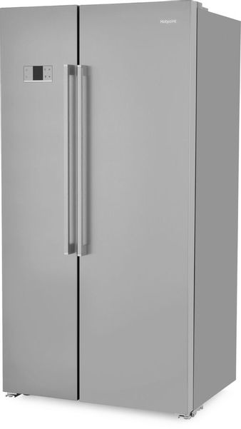 Холодильник двухкамерный HOTPOINT HFTS 640 X No Frost, Side by Side, инверторный нержавеющая сталь/серебристый