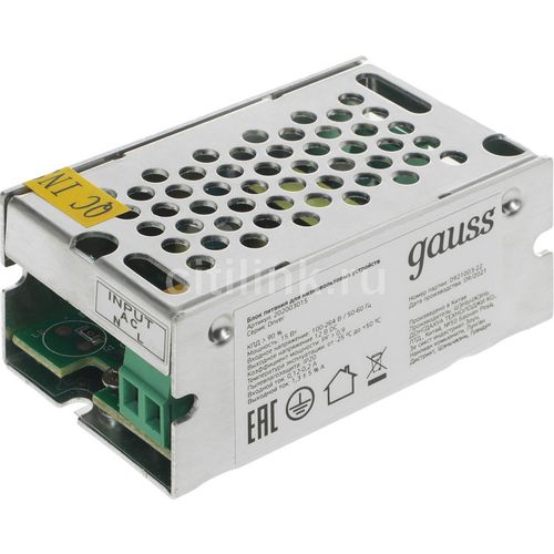 Блок питания GAUSS 202003015 для светодиодных лент
