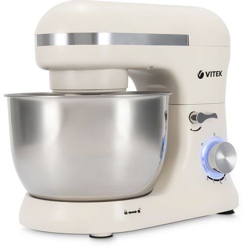 Миксер планетарный Vitek VT-PM0110, 1500Вт, кремовый