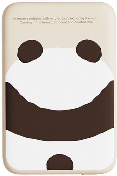 Внешний аккумулятор (Power Bank) SOLOVE Solove W12, 5000мAч, бежевый [w12 panda]