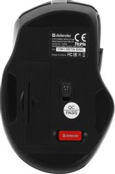 Мышь беспроводная Defender Prime MB-053, USB, черный