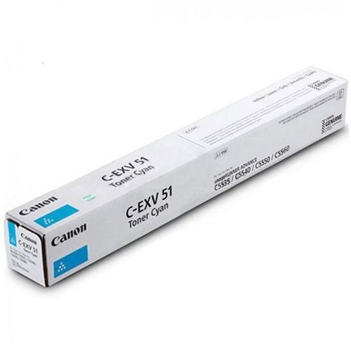 Картридж Canon C-EXV51C, голубой / 0482С002