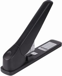 Степлер BRAUBERG Heavy duty MX,  200 листов, 100 скоб,  черный