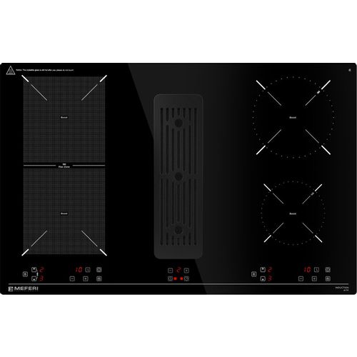 Индукционная варочная поверхность MEFERI Ultra XSMART35IX, конфорок: 4 шт., стеклокерамика, независимая, черный