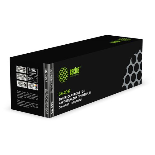Картридж Cactus CS-C047, Cartridge 047, черный / CS-C047