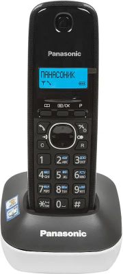 Радиотелефон Panasonic KX-TG1611RUW, белый и черный – купить в Ситилинк ...