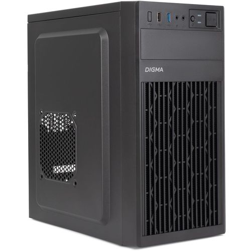 Корпус mATX Digma DCC-MN302, Mini-Tower, без БП, черный