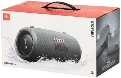 Колонка портативная JBL Xtreme 3, 100Вт, серый [jblxtreme3gr(eu/cn ...