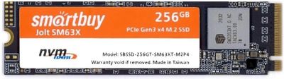 Обзор товара sSD накопитель SMARTBUY Jolt SM63X 256ГБ, M.2 2280, PCIe 3 ...