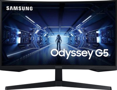 Монитор Samsung Odyssey G5 C27G55TQBI 27", черный [lc27g55tqbixci]