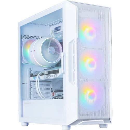 Корпус ATX Zalman i3 Neo V2, Midi-Tower, без БП, белый [i3 neo v2 white]