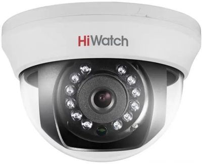 Камера видеонаблюдения аналоговая HIWATCH DS-T591,  1944p,  3.6 мм,  белый [ds-t591 (3.6 mm)]