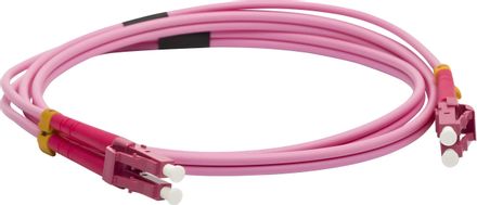 Патч-корд LanMaster 2 50/125 OM4 2м LSZH розовый [lan-2lc-2lc/om4-2.0]