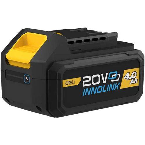 Батарея аккумуляторная Deli DL-DC20A4, 20В, 4Ач, Li-Ion