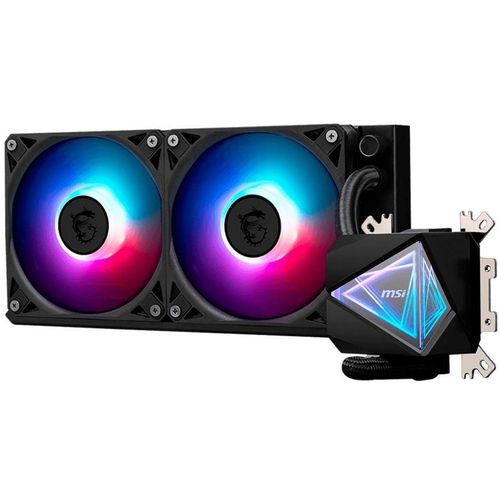 Система водяного охлаждения MSI Mag Coreliquid I240, 4-pin, RGB, 120мм, черный, retail