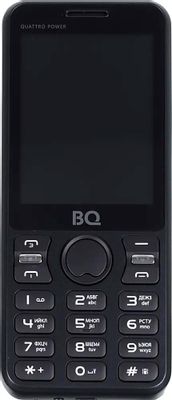 Характеристики Сотовый телефон BQ Quattro Power 2812, черный (1147834 ...
