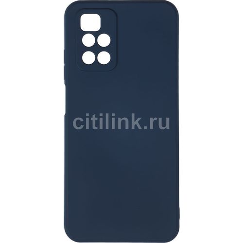 Чехол (клип-кейс) BORASCO Microfiber Case, для Xiaomi Redmi 10, синий [40473]