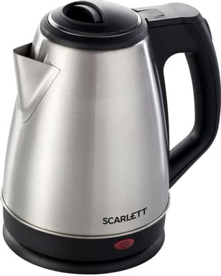 Чайник электрический Scarlett SC-EK21S25, 1350Вт, серебристый – купить ...