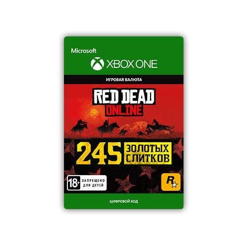 Пополнение игровой валюты Microsoft Red Dead Redemption 2: 245 Gold Bars RU, регион: Россия