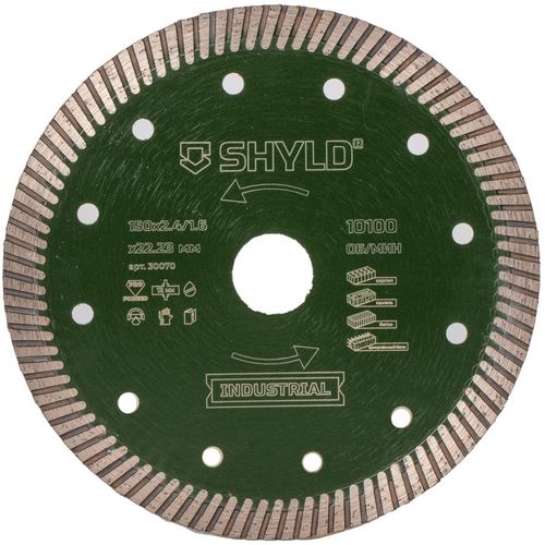 Алмазный диск SHYLD 30070, универсальный, 150мм, 2.4мм, 22.2мм