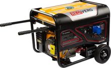 Изображение товара Бензиновый генератор REDVERG RD-G8000EN 6.5 кВт, электростарт, колеса, 220 В