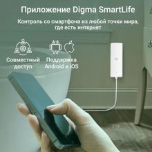 Датчик протечки воды Digma DiSense W1,  белый