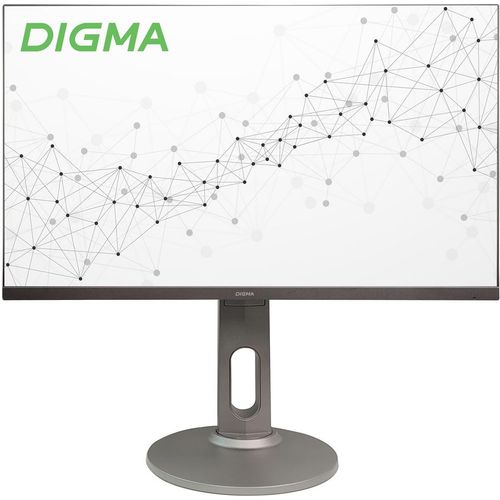 27" Монитор Digma Progress 27P705Q, 2560x1440, IPS, 75Гц, 2хHDMI, 1хDP, черный и серебристый [dm27sb08]