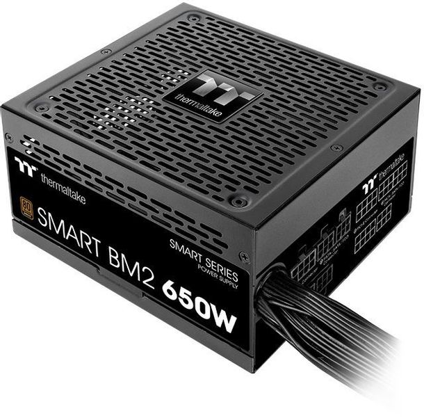 Блок питания Thermaltake Smart BM2,  650Вт,  140мм,  черный, retail [ps-spd-0650mnfabe-1]