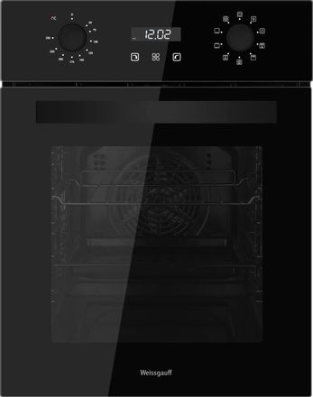 Духовой шкаф электрический WEISSGAUFF EOY 459 PDB, 50л, дверца с 3 стеклами, черный