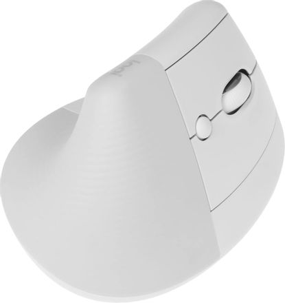 Мышь беспроводная Logitech Lift, Bluetooth/Радио, вертикальная, оптическая, USB, 4000dpi, белый [910-006486]