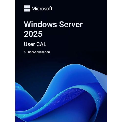 ПО Microsoft Windows Server CAL 2025 English 1pk DSP OEI 5 Clt User CAL (EP2-25279)