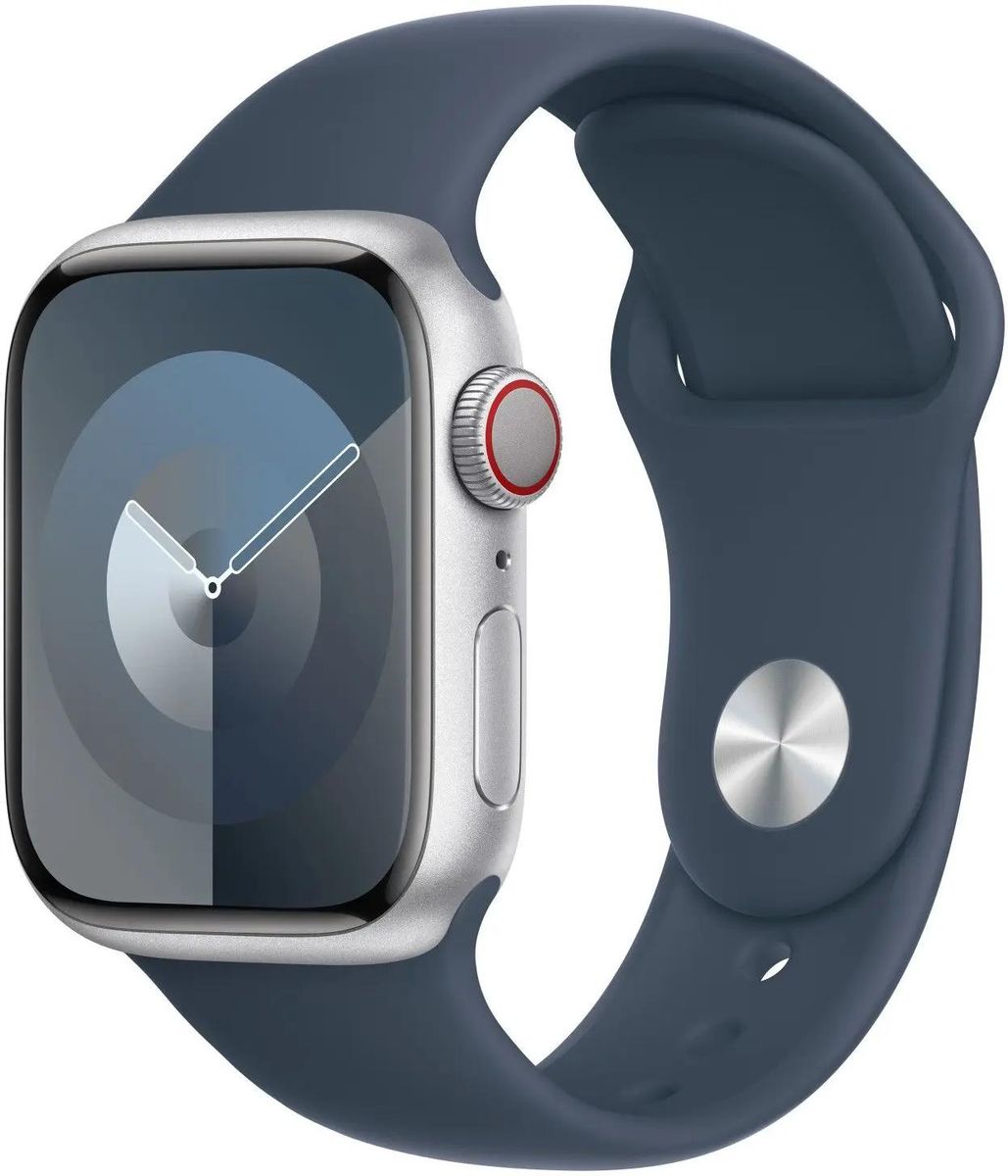 Apple Watch SE 2023 40mm Aluminum Case with Sport Band M L Silver