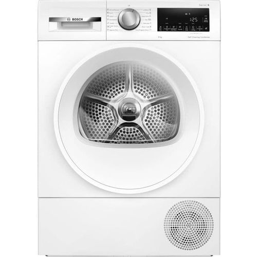 Сушильная машина Bosch Serie 6 WQG14591BY белый, с английской панелью управления