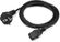 Изображение товара Кабель сетевой KINGPRICE KP-PC-Euro-C13-1.5m,  Евровилка (угловой) -  IEC C13 (прямой),  1.5м,  черный