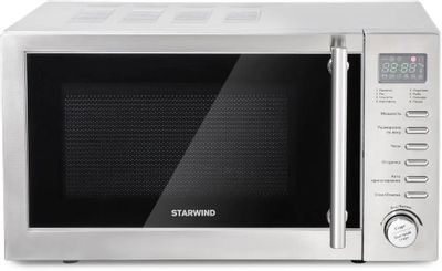 Микроволновая печь StarWind SMW5220, 700Вт, 20л, нержавеющая сталь