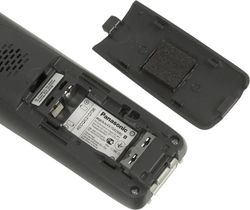 Радиотелефон Panasonic KX-TG2511RUS, серебристый и голубой