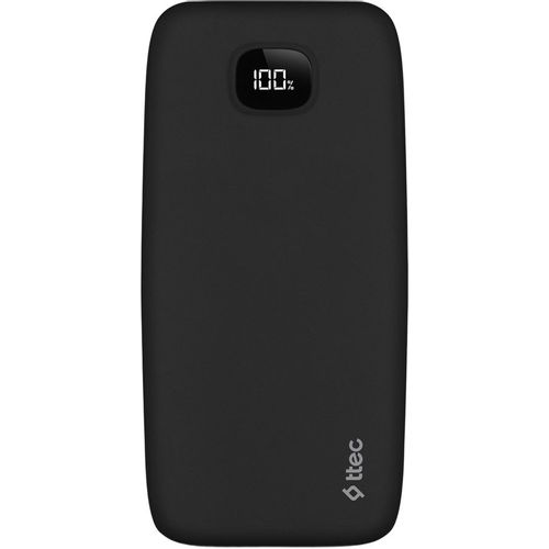 Внешний аккумулятор (Power Bank) TTEC ChargeUp Pro LCD, 20000мAч, черный [2bb213s]