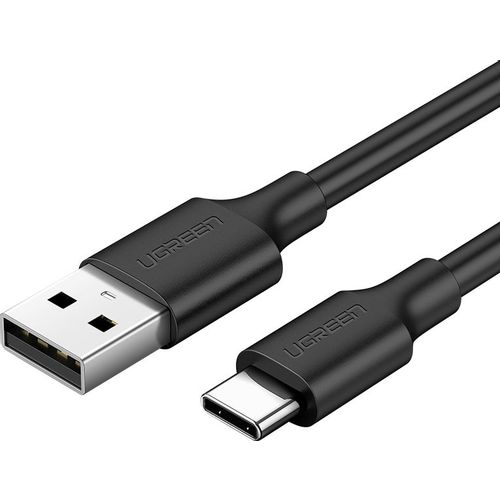 Кабель UGREEN US287, USB Type-C (m) — USB (m), 2м, 3A, черный [60118]