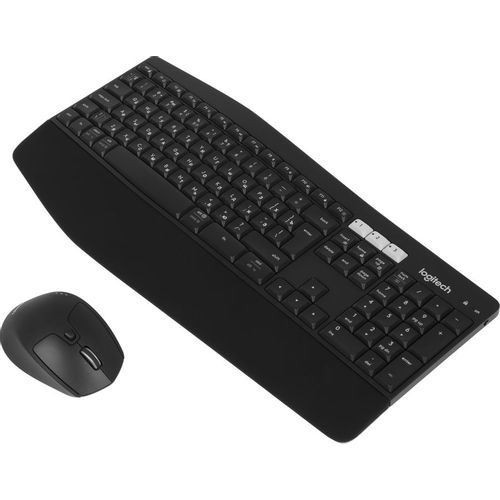 Комплект (клавиатура+мышь) Logitech MK850, USB, беспроводной, с гравировкой, черный [920-008486]