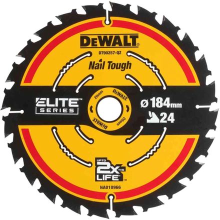 Пильный диск DeWALT DT10401-QZ,  184мм,  1.65мм,  20мм, по дереву