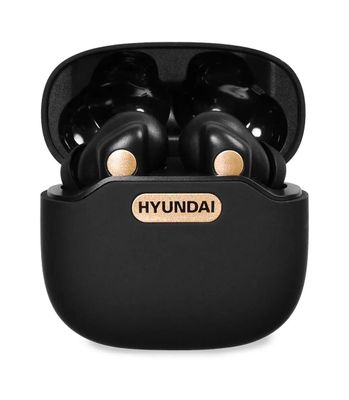 Наушники Hyundai H-EP300, Bluetooth, вкладыши, черный