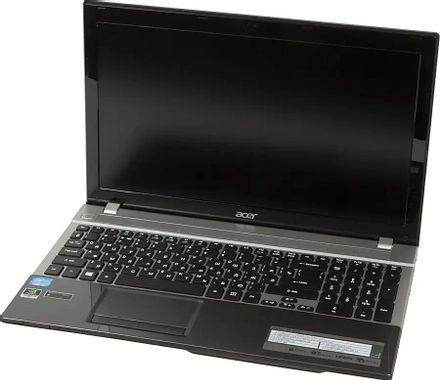 Ноутбук Acer Aspire V3-571G-33114G50Maii 15.6", Intel Core i3 3110M 2.4ГГц, 2-ядерный, 4ГБ DDR3, 500ГБ,  NVIDIA GeForce  GT 640M - 2 ГБ, Windows 8, серый [nx.rzper.009]
